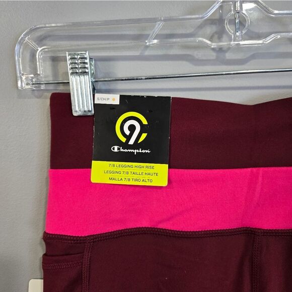 🐢 NWT  C9 Champion Women's Soft Stretch Legging With Pockets Burgundy size S - Picture 11 of 11